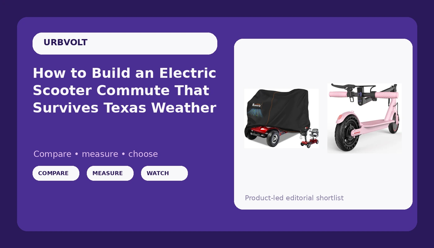 How to Build an Electric Scooter Commute That Survives Texas Weather