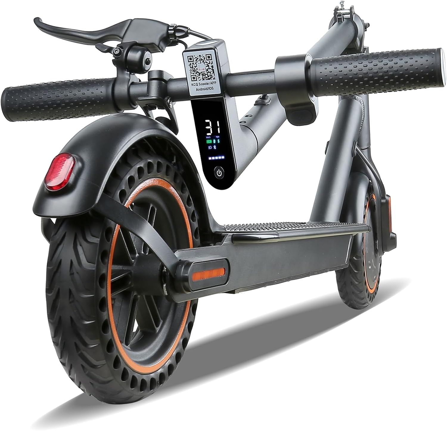 Electric Scooter, 500W Motor, Up to 17-20MPH &19-21 Miles, Commuter Escooter, Foldable E-Scooter for Adults with APP and Dual Braking System Escooter