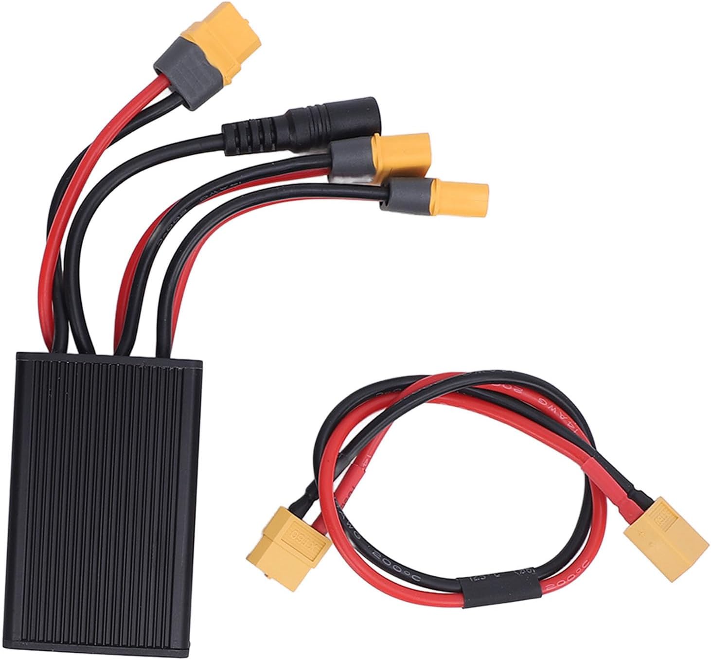 Double Battery Parallel Module, Dual Battery Support for Extended Range, Discharge Switch 20-72V 40A for Electric Bikes, Scooters, Cycling Enthusiasts, Commuters