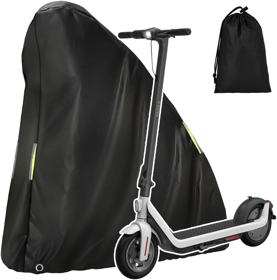flintronic Electric Scooter Cover, Waterproof Universal E-Scooter Storage Cover with Reflective Strip & Storage Bag